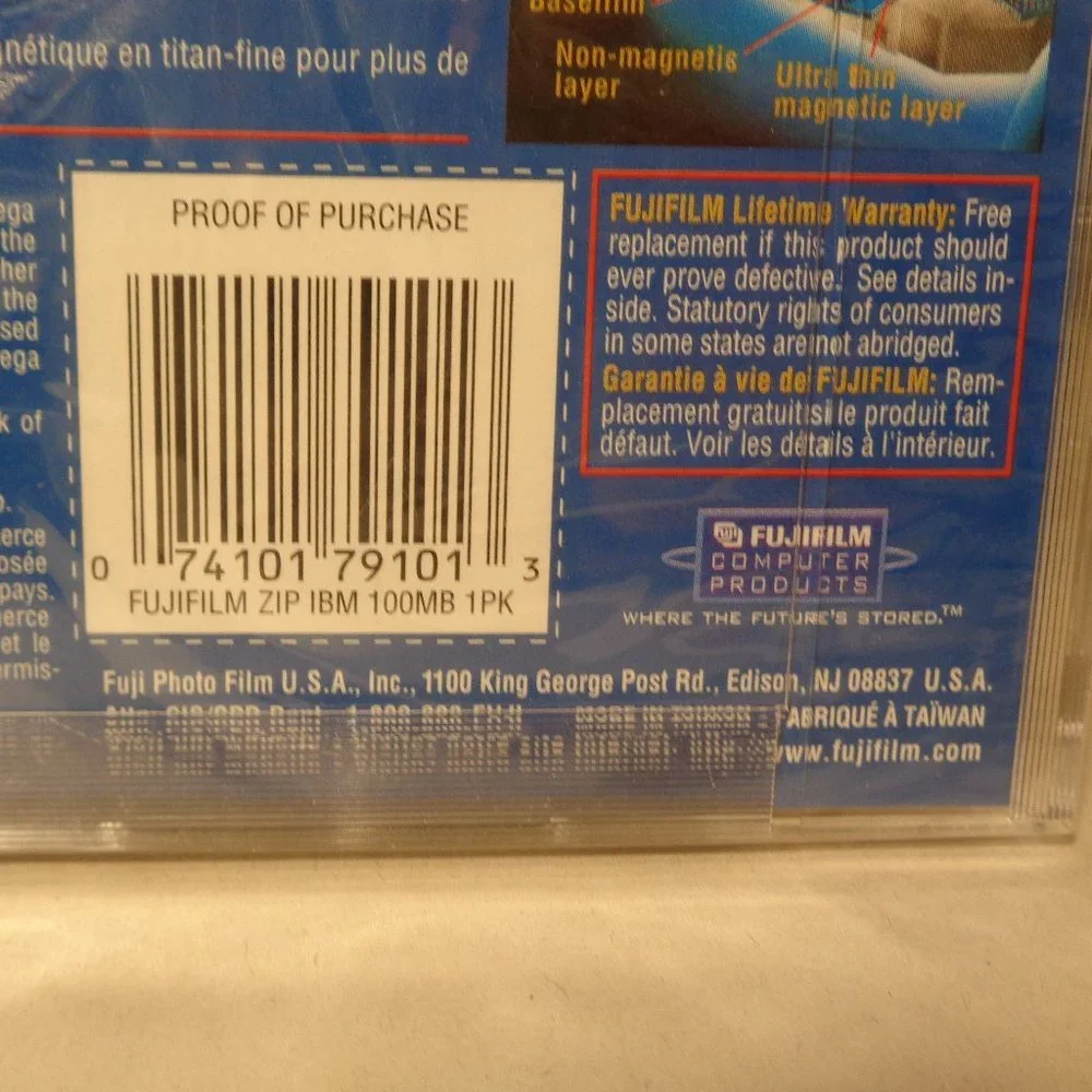 Fujifilm IBM Formatted 100 MB New Zip Disk